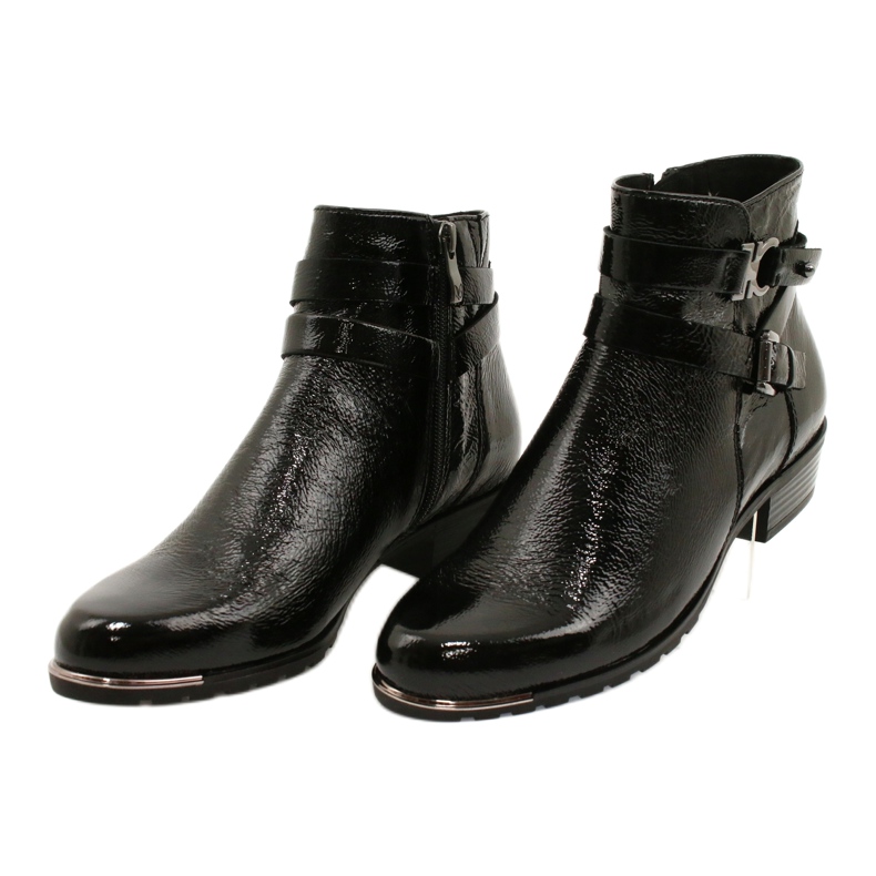 Caprice Damen Stiefel Lackiert 25309-25 schwarz 5