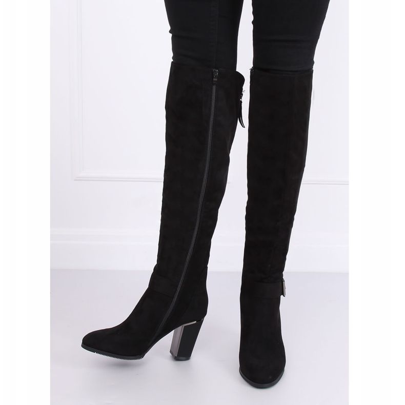 Schwarze High Heels 1105-GG Schwarz 1