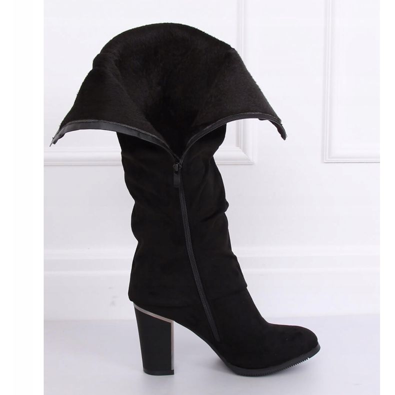 Schwarze High Heels 1103-GG Schwarz 2