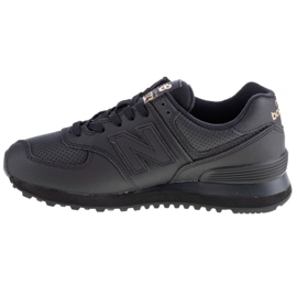 New Balance W WL574HNQ Schuhe schwarz golden 1
