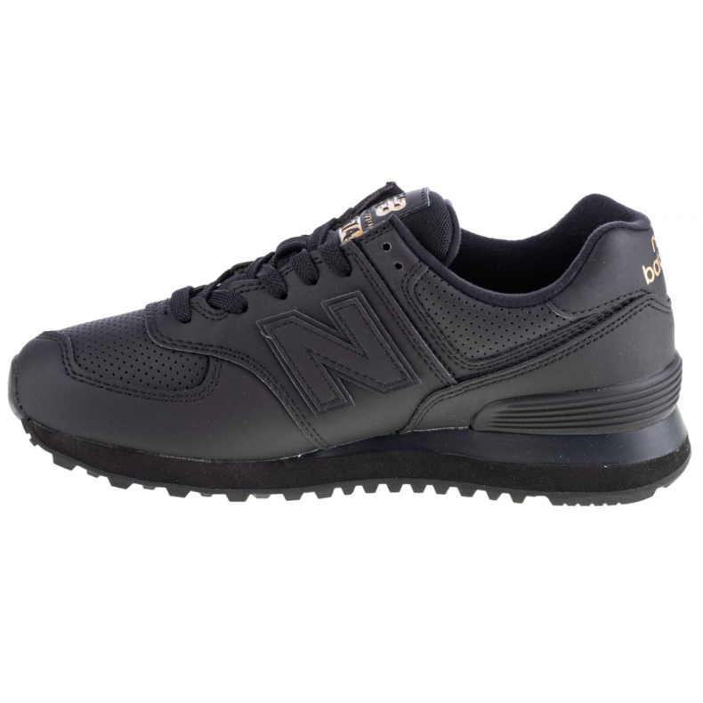 New Balance W WL574HNQ Schuhe schwarz golden 1