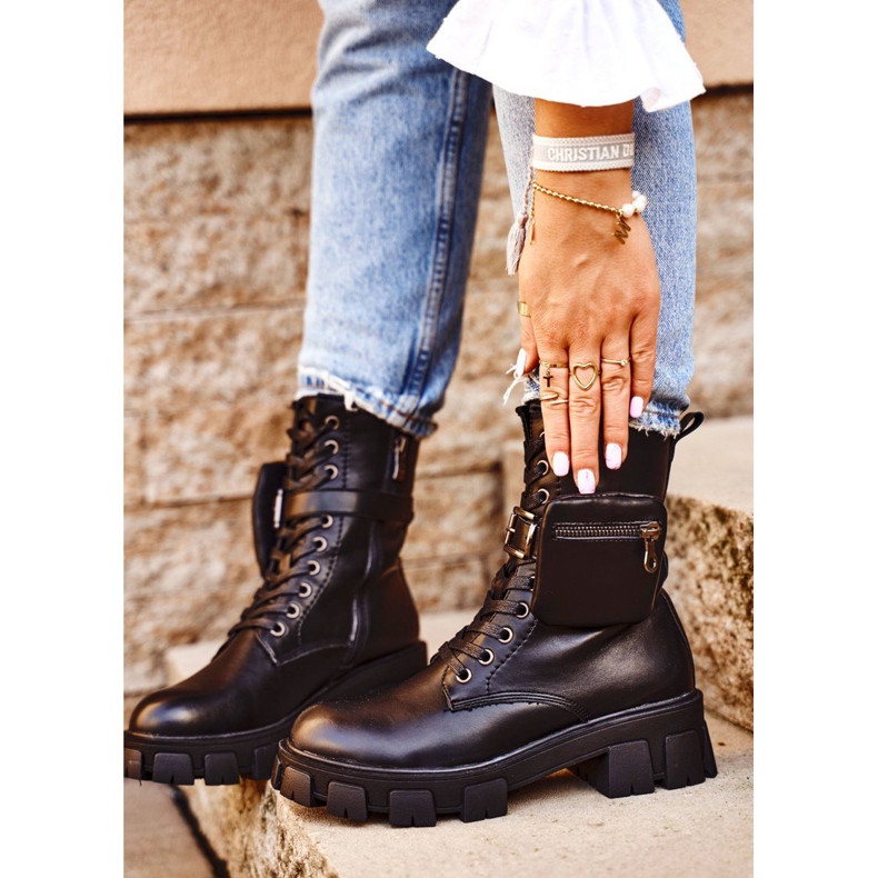 S.Barski Damenstiefel On The Platform Schwarz Warmes Verdem 2