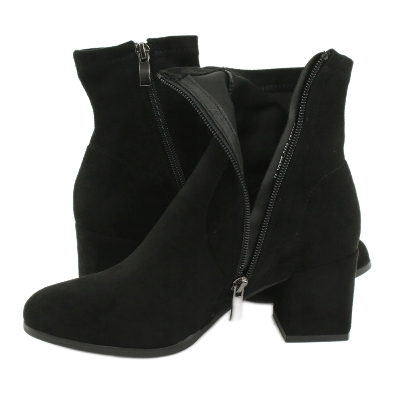 Evento Schwarze Lycra-Stiefel 5