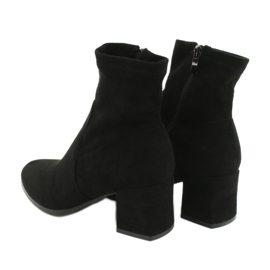 Evento Schwarze Lycra-Stiefel 3