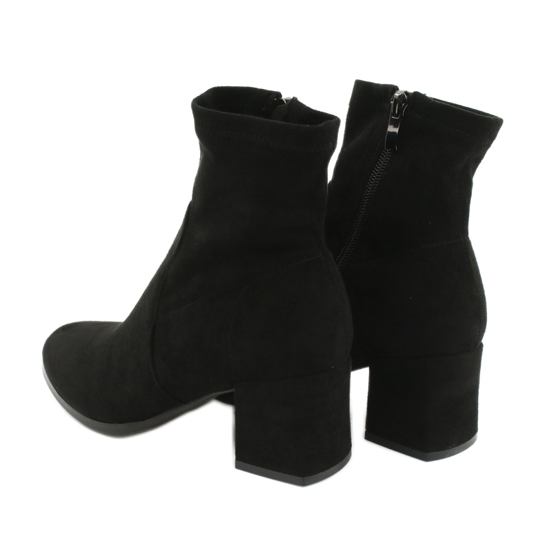 Evento Schwarze Lycra-Stiefel 3