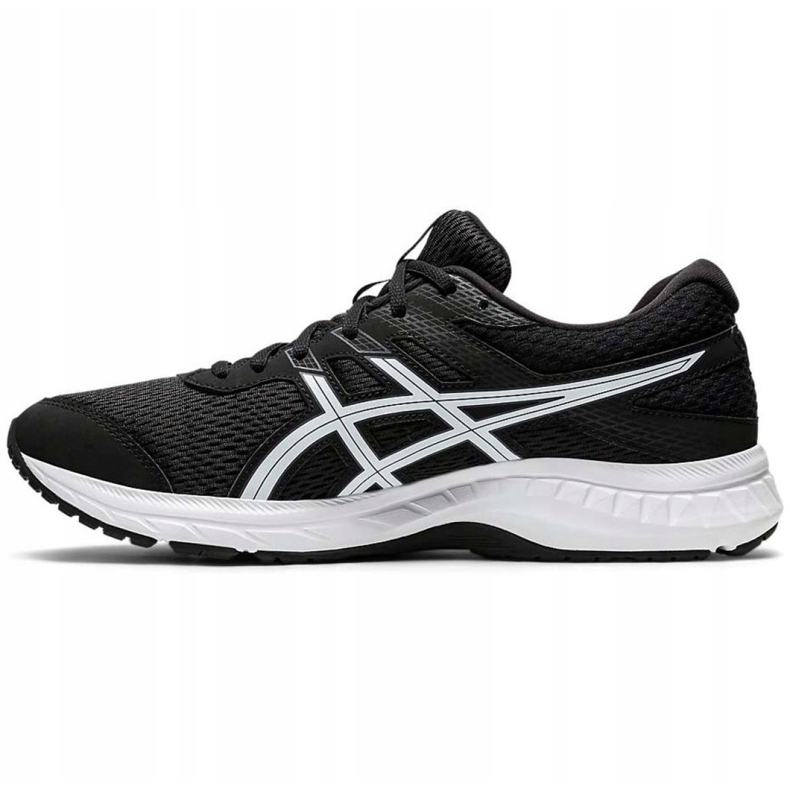 Asics Gel-Contend 6 M 1011A667 003 Laufschuhe weiß schwarz 2