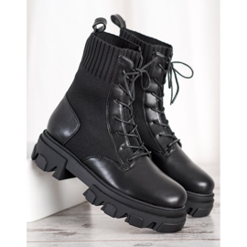 Seastar Modische Arbeiter auf der Plattform schwarz 2