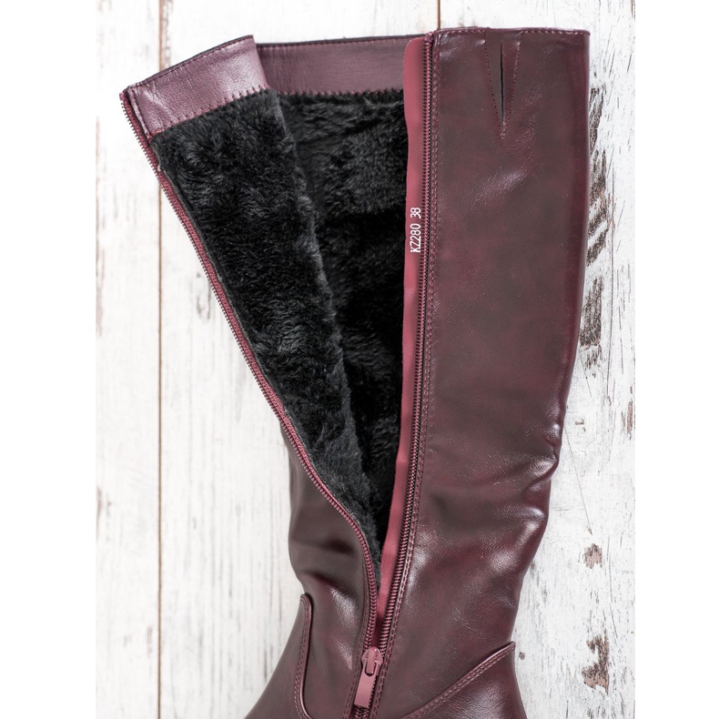 Warme Stiefel von Sergio Leone rot 1