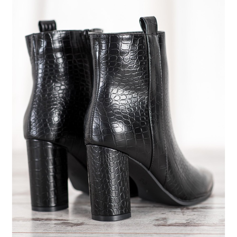 Seastar Stylische Stiefel mit Muster schwarz 1