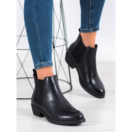 Sergio Leone Schwarze Slip-On-Stiefel 2