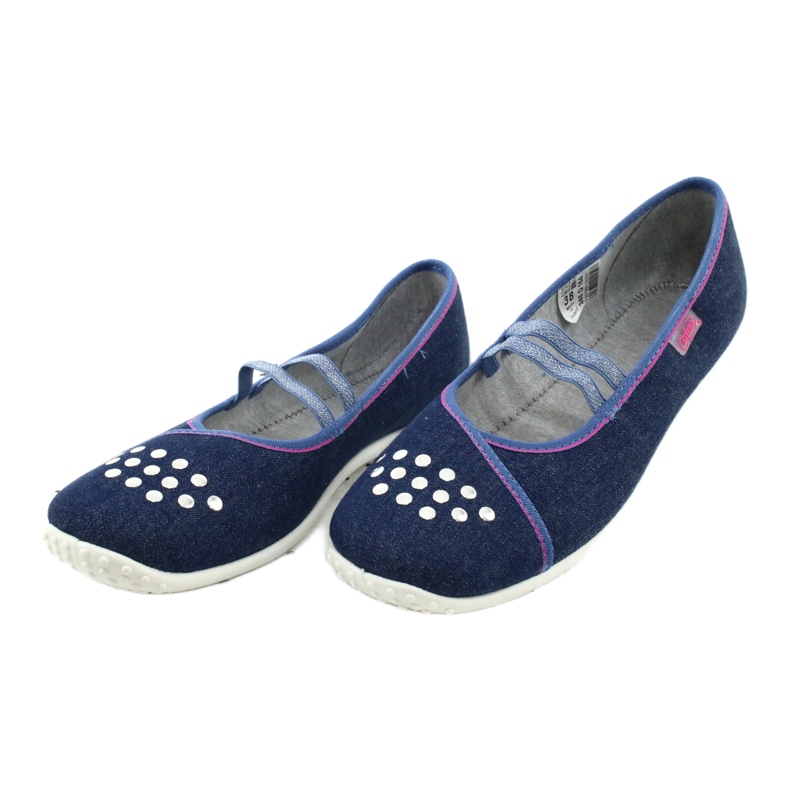 Befado Jugendschuhe 345Q164 navy blau 3