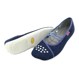 Befado Jugendschuhe 345Q164 navy blau 4