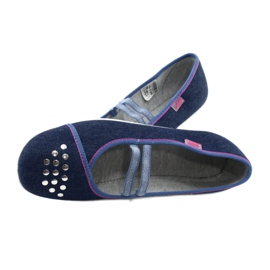 Befado Jugendschuhe 345Q164 navy blau 5