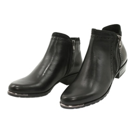 Caprice Stiefel für Damen schwarzer Kamm 25403-25 922 2
