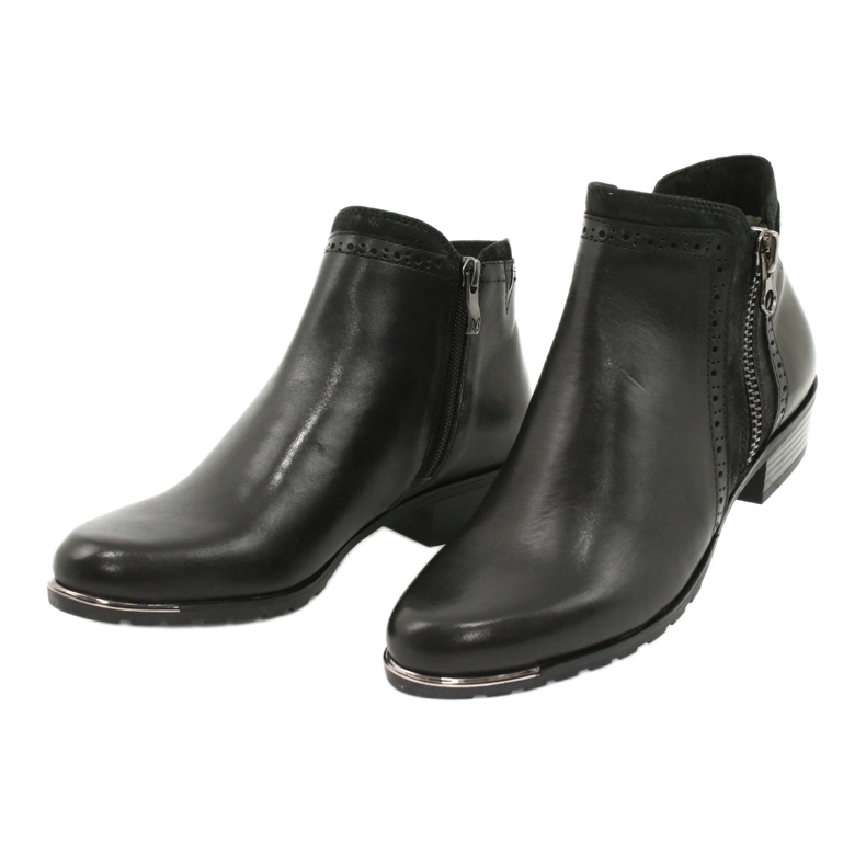 Caprice Stiefel für Damen schwarzer Kamm 25403-25 922 2