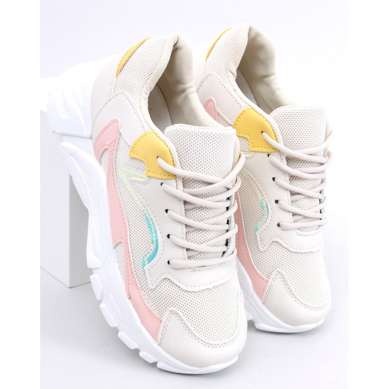 Beige BL196P Beige Sportschuhe 2