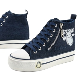 Lynnhurst Schnürsneaker in Marineblau 1