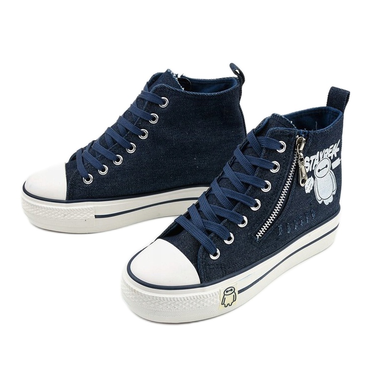 Lynnhurst Schnürsneaker in Marineblau 2