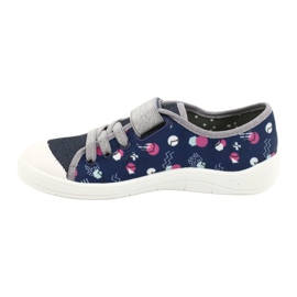 Befado Kinderschuhe 251Y149 marineblau grau mehrfarbig 2