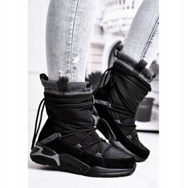 Damen Schneestiefel Big Star Black GG274628 schwarz 1