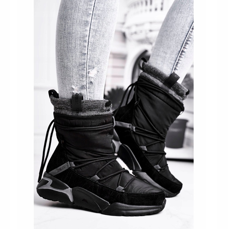 Damen Schneestiefel Big Star Black GG274628 schwarz 1