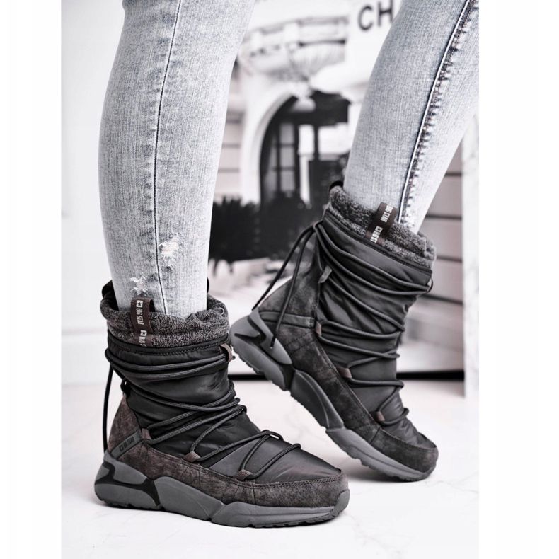 Damen Schneestiefel Big Star Grau GG274629 1