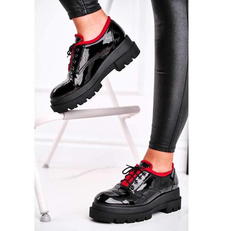 PV3 Visconi-Lederschuhe für Damen Schwarz 7427936 1