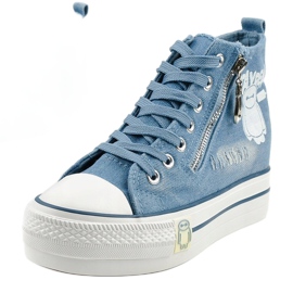 Blaue Lynnhurst Schnürsneaker 1