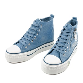 Blaue Lynnhurst Schnürsneaker 2