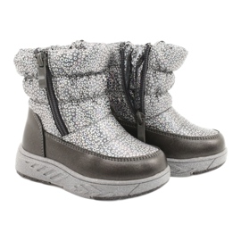 Evento Neo Holo Miss Winterstiefel silber- grau 3