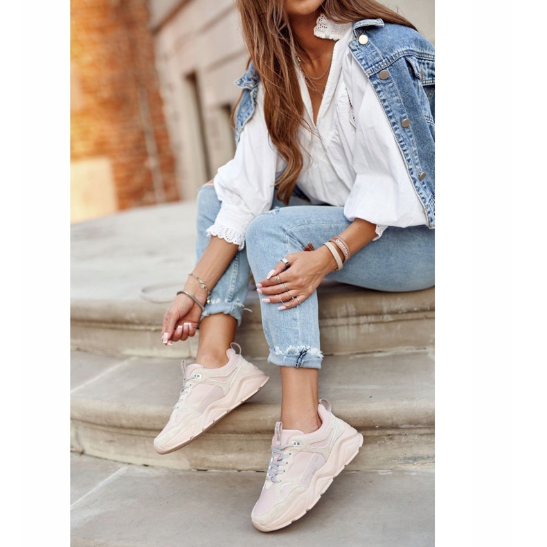 Damen Sneaker Big Star Pink GG274655 rosa 2