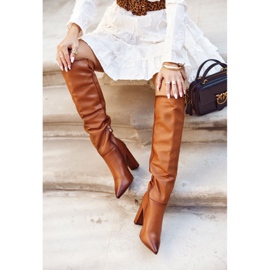 SEA Damenstiefel On Heel Warm Camel Vellma braun 1