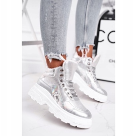 PS1 Damen Sportschuhe Warmed Silver Davan silber- 2