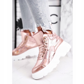 PS1 Damen Sportschuhe Warmed Pink Golden Davan rosa 1