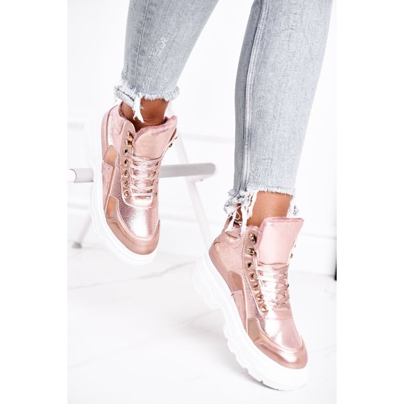 PS1 Damen Sportschuhe Warmed Pink Golden Davan rosa 2