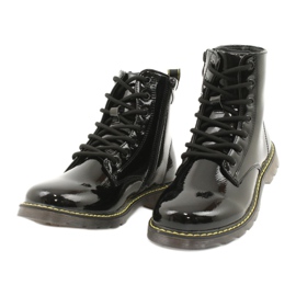 Schwarze Lackstiefel Evento 20DZ23-3216 Marita 4