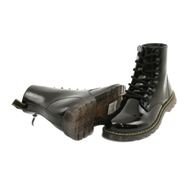 Schwarze Lackstiefel Evento 20DZ23-3216 Marita 5