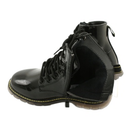 Schwarze Lackstiefel Evento 20DZ23-3216 Marita 6