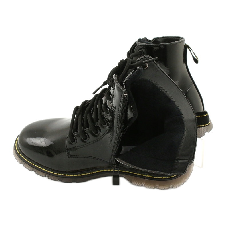 Schwarze Lackstiefel Evento 20DZ23-3216 Marita 6