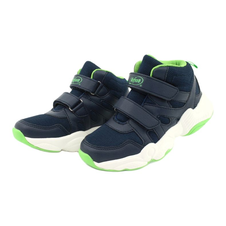 Befado Kinderschuhe 516X049 marineblau grün 2