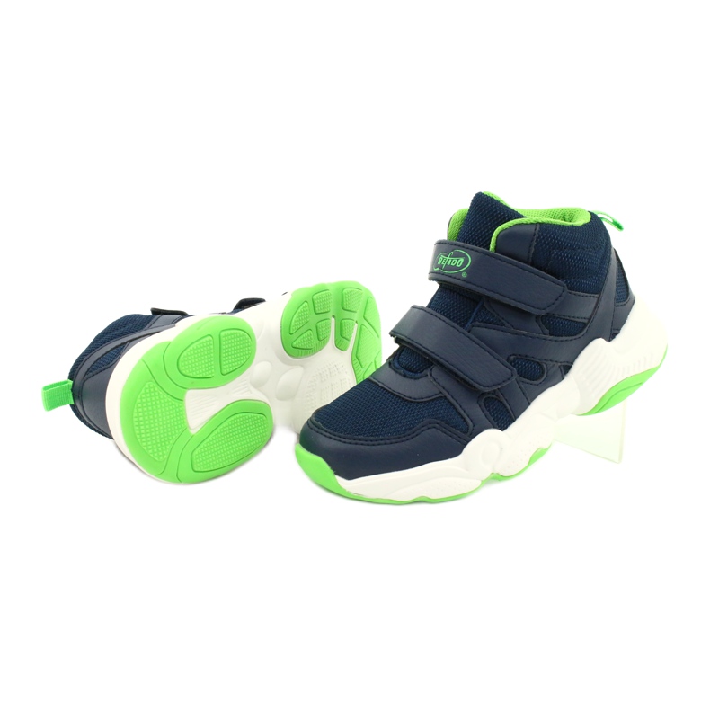 Befado Kinderschuhe 516X049 marineblau grün 3