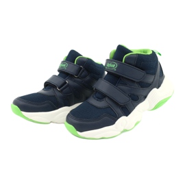 Befado Kinderschuhe 516Y049 marineblau grün 2