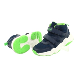 Befado Kinderschuhe 516Y049 marineblau grün 3