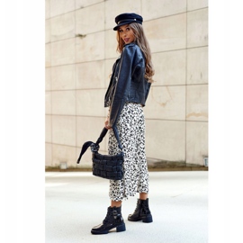 S.Barski Damen Stiefel Lackiert Schwarz Drive Me Crazy 1