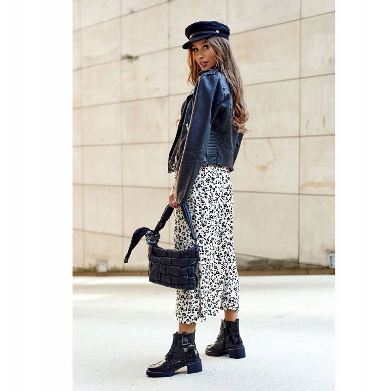 S.Barski Damen Stiefel Lackiert Schwarz Drive Me Crazy 1