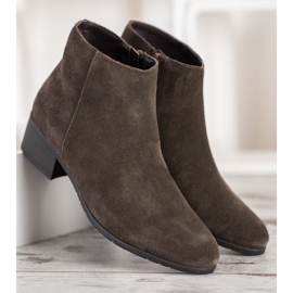 Filippo Klassische Lederstiefel khaki 2