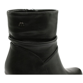 M.Daszyński Schwarze Stiefel auf dem Posten von Daszyński AF125-7 5