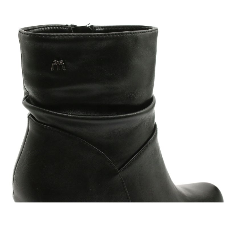 M.Daszyński Schwarze Stiefel auf dem Posten von Daszyński AF125-7 5