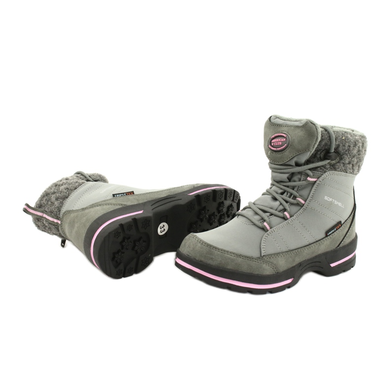 American Club Softhellstiefel mit SN03/20 Membran rosa grau 3