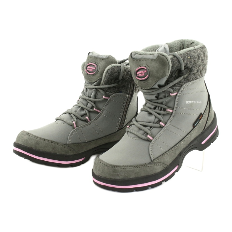American Club Softhellstiefel mit SN03/20 Membran rosa grau 2